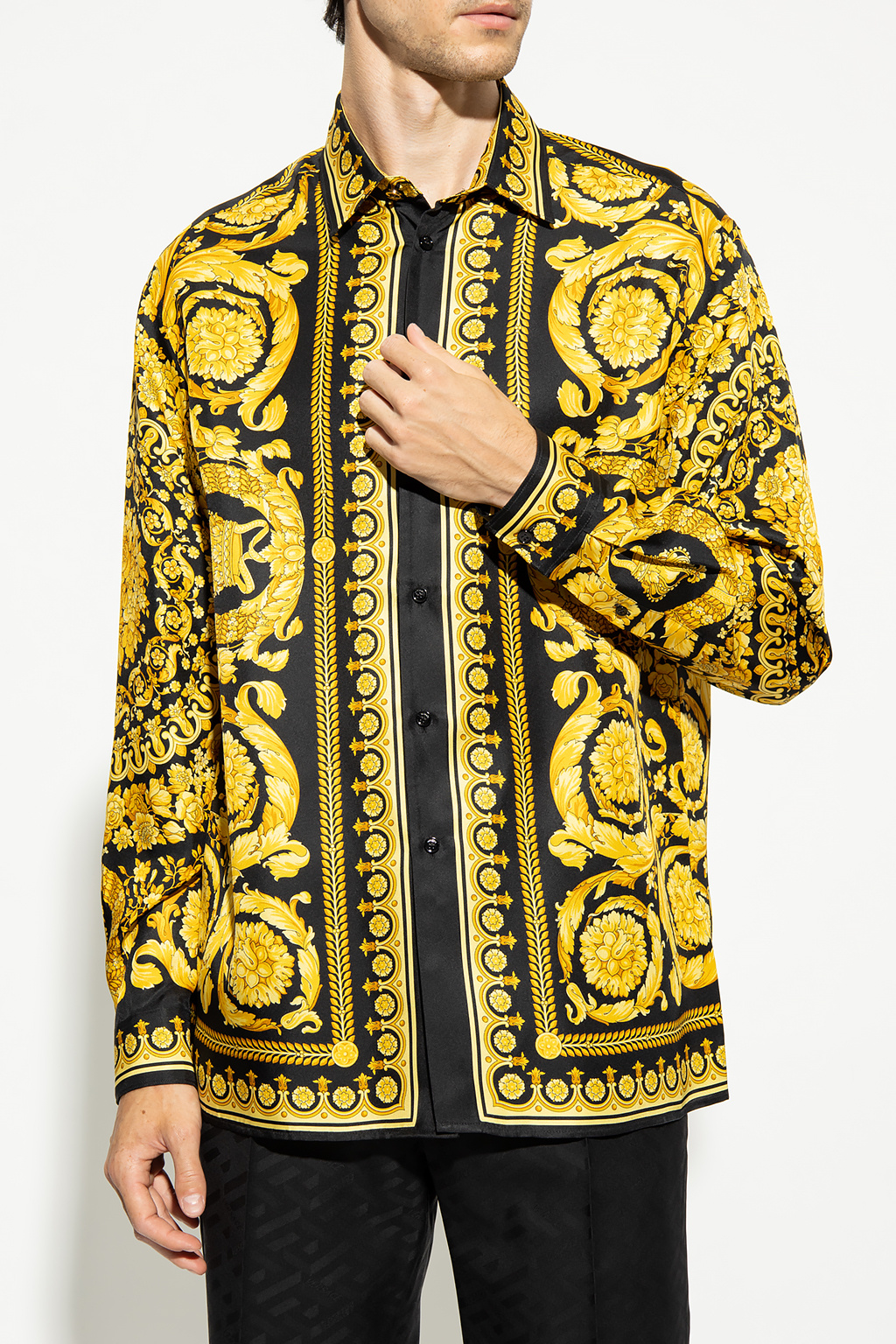 Versace - Printed silk shirt Multicolor - The Corner
